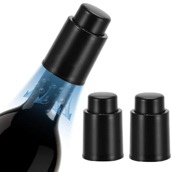 New Wine Bottle Stopper Real Vacuum Wine Stoppers Reusable Wine Preserver Wine Corks Keep Fresh Best Gifts for Wine Lovers New Wine Bottle Stopper Real Vacuum Wine Stoppers Reusable Wine Preserver Wine Corks Keep Fresh Best Gifts for Wine Lovers - Image 1