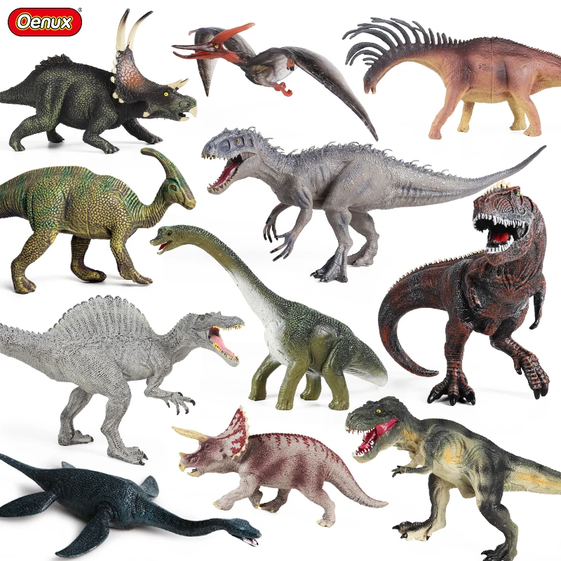 Oenux Dinosaurs World Brinquedo Savage Jurassic Indominus Rex Spinosaurus Triceratops Action Figures Collection Toy Kids Gift Oenux Dinosaurs World Brinquedo Savage Jurassic Indominus Rex Spinosaurus Triceratops Action Figures Collection Toy Kids Gift - Image 1