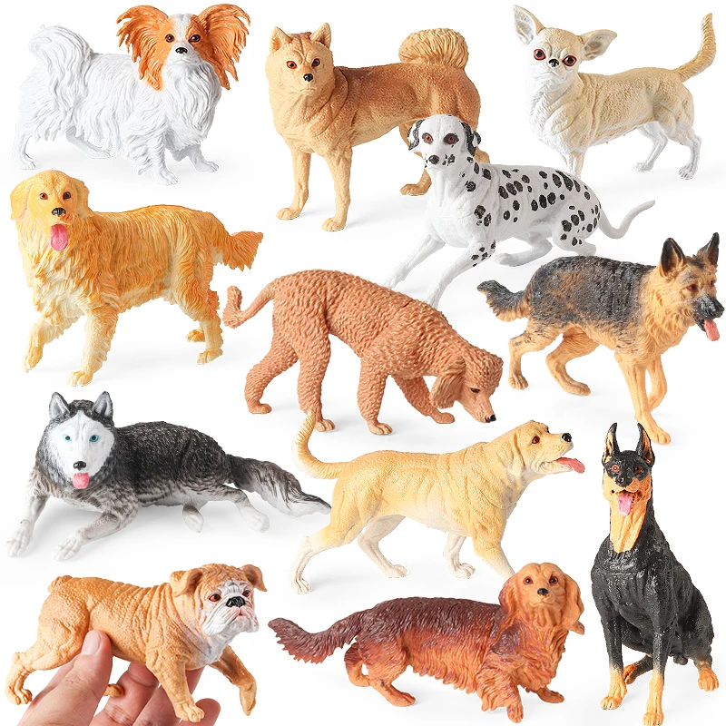 Oenux Dog Animals Model Action Figure Dobermann Shiba inu Pomeranian Boxer Husky Puppy Figurines Cute Collection Toy Kids Gift Oenux Dog Animals Model Action Figure Dobermann Shiba inu Pomeranian Boxer Husky Puppy Figurines Cute Collection Toy Kids Gift - Image 1