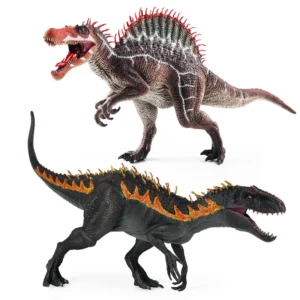 Oenux Jurassic Dinosaur Spinosaurus Indominus Rex Action Figures Open Mouth Tyrannosaurus Animals Model Collection Kid Toy Gift