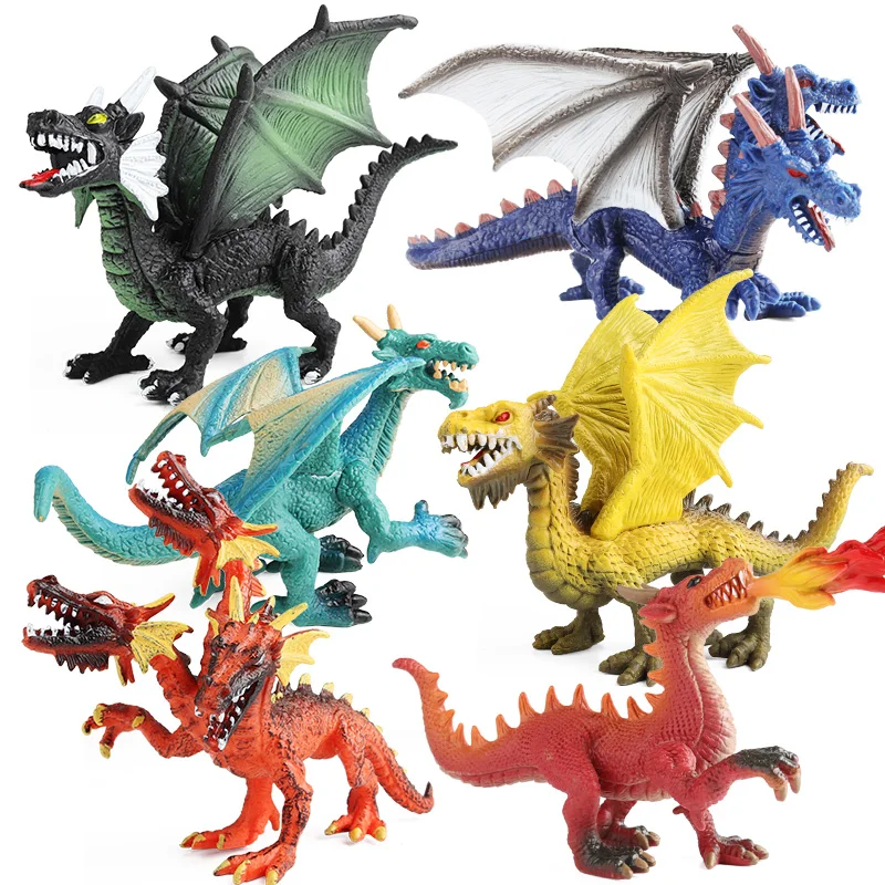 Oenux New Flying Magic Dragon Phoenix Monsters Chinese Dinosaurs Animals Toy Action Figures Model PVC Collection Kids X-mas Gift Oenux New Flying Magic Dragon Phoenix Monsters Chinese Dinosaurs Animals Toy Action Figures Model PVC Collection Kids X-mas Gift - Image 1