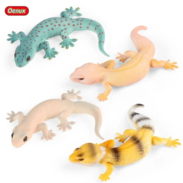 Oenux New Simulation Wild Reptile Animals Action Figures Lizard Model Figurines Kids Education Congnitive Scene Decoration Toy - Image 1