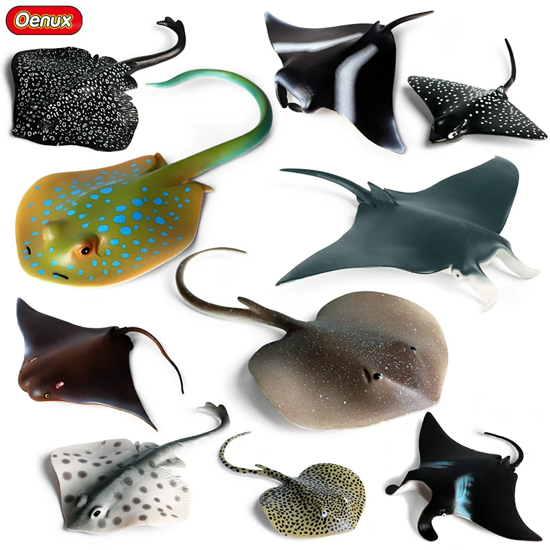 Oenux Sea Life Animals Ray Devilray Mantaray Model Action Figures Figurines Ocean Marine Aquarium Education Kids Toy Gift Oenux Sea Life Animals Ray Devilray Mantaray Model Action Figures Figurines Ocean Marine Aquarium Education Kids Toy Gift - Image 1