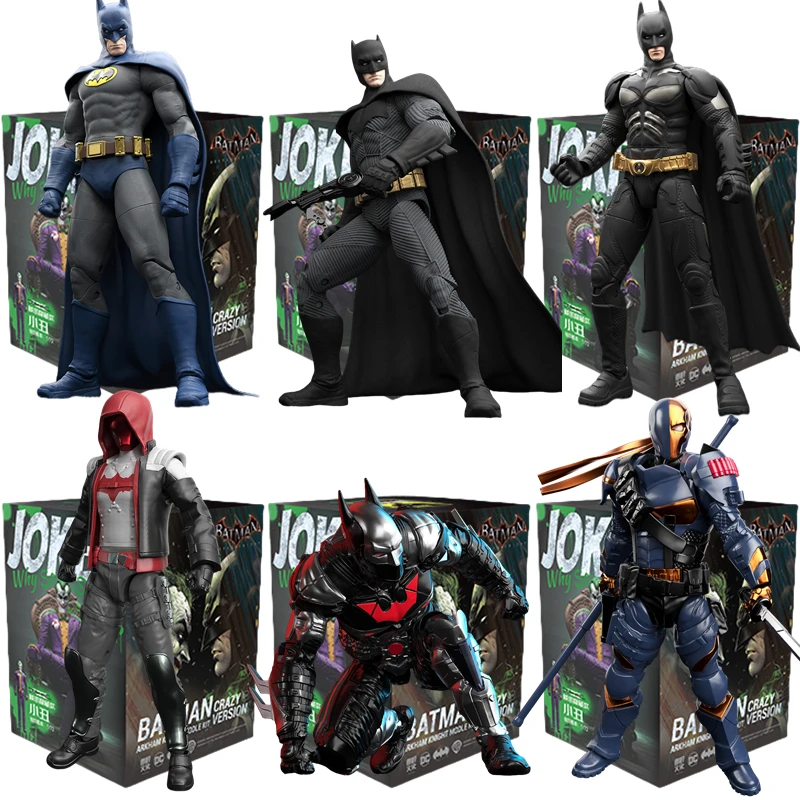Original Batman Arkham Knight JOKER V8.04 1970 DARK KINGHT Deathstroke Red Hood Blocks Bricks Action Figure Model Doll Toys Original Batman Arkham Knight JOKER V8.04 1970 DARK KINGHT Deathstroke Red Hood Blocks Bricks Action Figure Model Doll Toys - Image 1