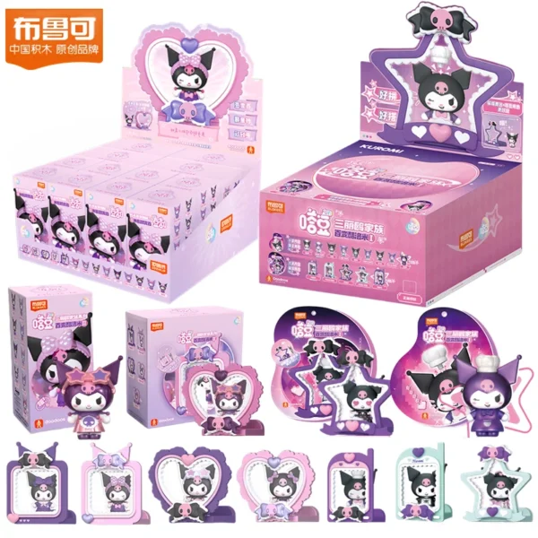 Original Blokees Sanrio Kuromi Action Figure Doll Anime Character Surprise Boxed Cute Collectible Toy Original Blokees Sanrio Kuromi Action Figure Doll Anime Character Surprise Boxed Cute Collectible Toy - Image 1