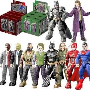 Original DC ARMORED Batman JOKER Black Superman BANE TWO FACE Villain Justice League Splicing Action Figures DIY Toys Model Gift