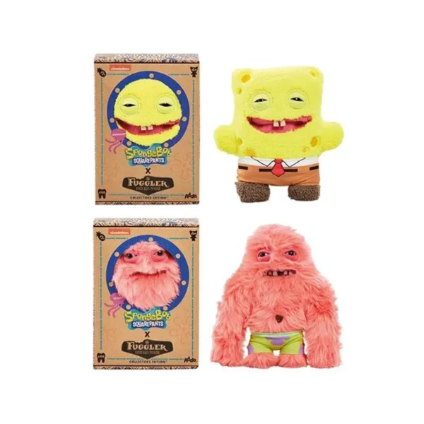 Original Fuggler Patrick Star‌ Plush Toys 22cm Ugly Monster Spongebob Squarepants Cute Tooth Monster Fill Plush Dolls Toys Gifts - Image 1