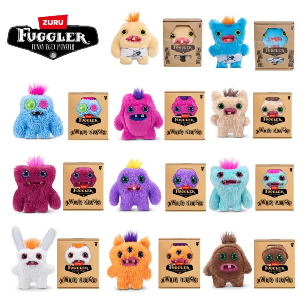 Original Fuggler Ugly Teeth Monsters Plush Toys Fugglers Baby Fuggs Cartoon Wide Eyed Weirdo Rabbit Peluche Kawaii Dolls 8-9CM Original Fuggler Ugly Teeth Monsters Plush Toys Fugglers Baby Fuggs Cartoon Wide Eyed Weirdo Rabbit Peluche Kawaii Dolls 8-9CM - Image 1
