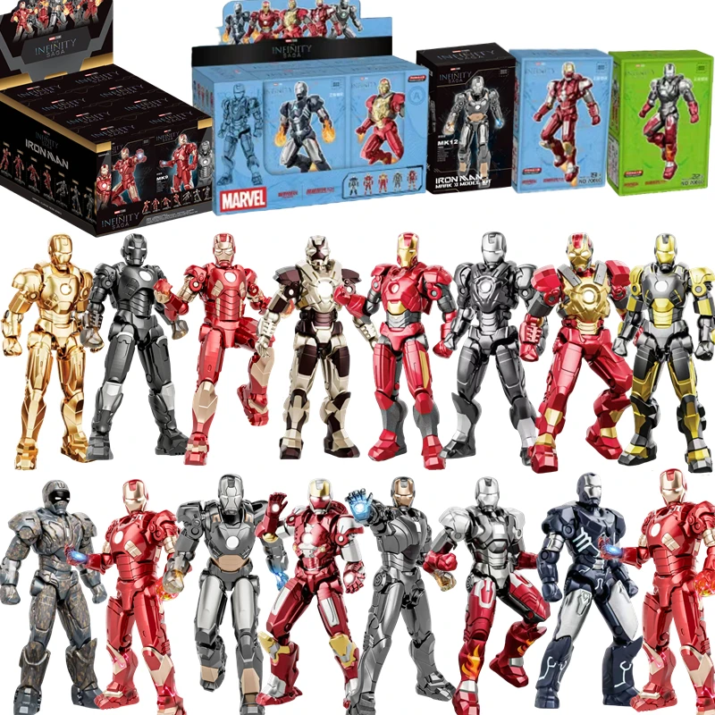 Original Iron Man Blind Box MK14 MK15 MK16 MK17 MK18 MK19 MK20 MK21 MK22 MK23 MK24 Action Figure Assembled DIY Toys Model Gift Original Iron Man Blind Box MK14 MK15 MK16 MK17 MK18 MK19 MK20 MK21 MK22 MK23 MK24 Action Figure Assembled DIY Toys Model Gift - Image 1