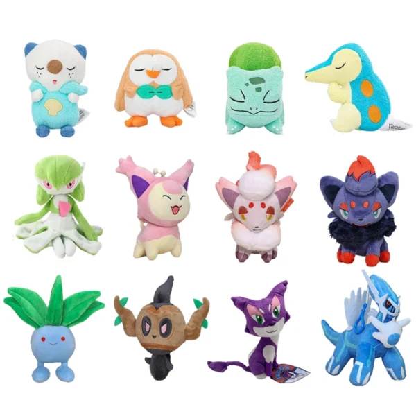 Oshawott Caterpie Gardevoir Oshawott Cyndaquil Plush Toys Cute Anime Stuffed Bulbasaur Pikachu Cartoon Peluche Doll Gfit 18-20CM - Image 1