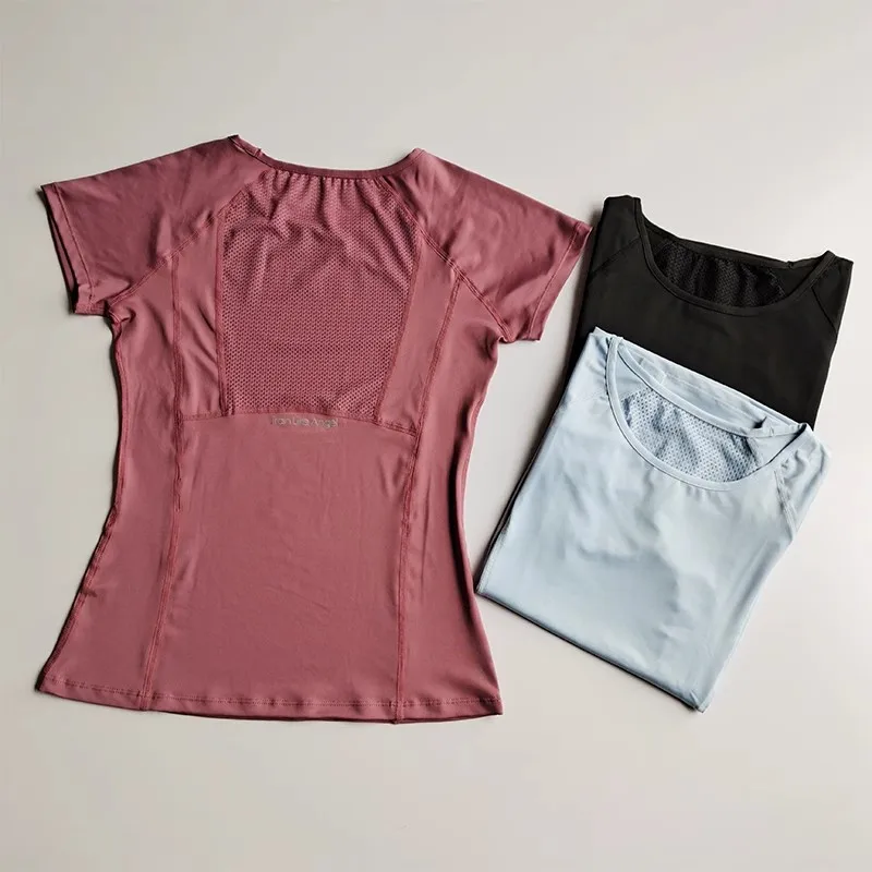 Outdoor Sports Shirt Sportswear Yoga Wear Women's Sports T-Shirt Fitness Clothes Running Yoga Top Female Workout Tops T-shirt Outdoor Sports Shirt Sportswear Yoga Wear Women's Sports T-Shirt Fitness Clothes Running Yoga Top Female Workout Tops T-shirt - Image 1