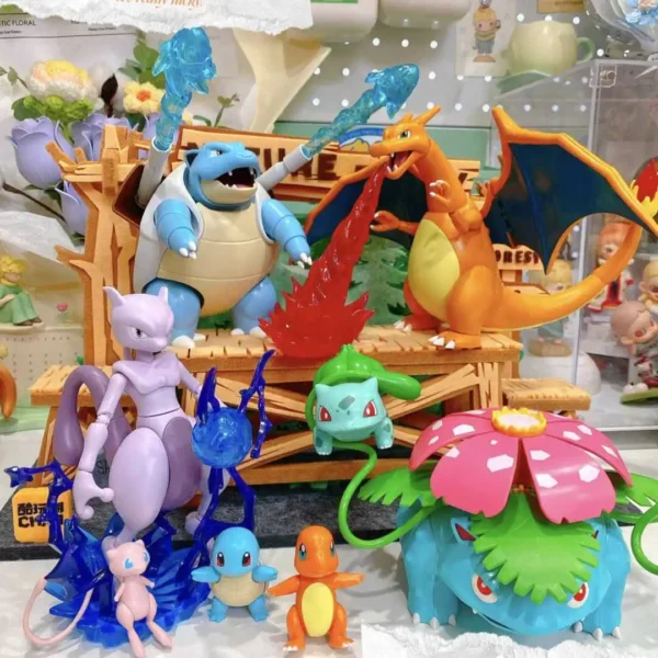 Pokemon Pikachu Charizard Toys Pocket Monster Building Block Mewtwo Blastoise Venusaur Meowth Cartoons Model Collect Gifts Pokemon Pikachu Charizard Toys Pocket Monster Building Block Mewtwo Blastoise Venusaur Meowth Cartoons Model Collect Gifts - Image 1