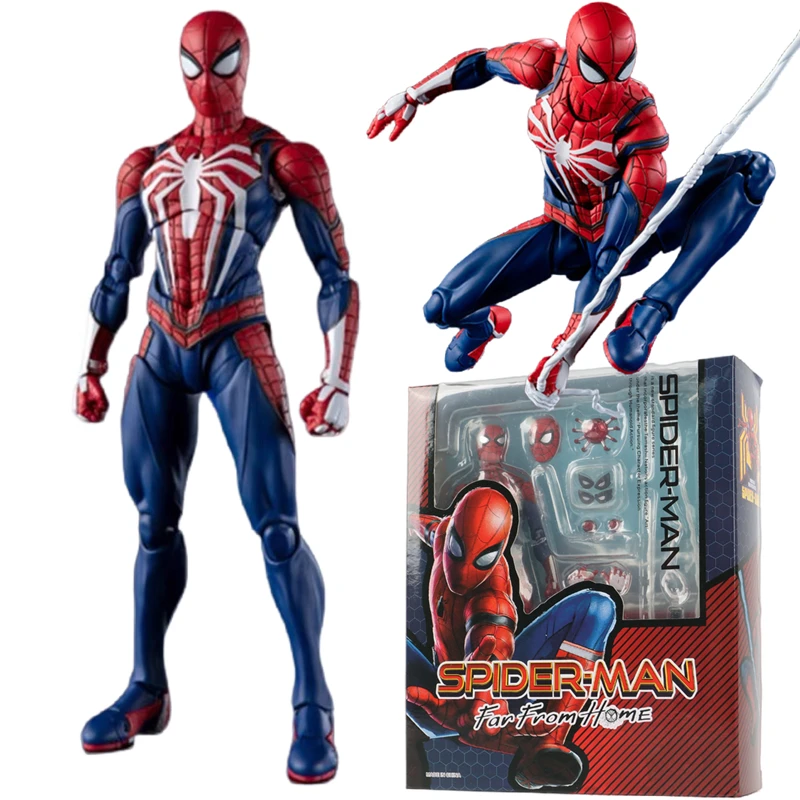 SHFiguarts Spider Man Figuarts PS4 Game Version SHF Peter Parker Simple style Heroic action Action Figure Model Toys Gift SHFiguarts Spider Man Figuarts PS4 Game Version SHF Peter Parker Simple style Heroic action Action Figure Model Toys Gift - Image 1