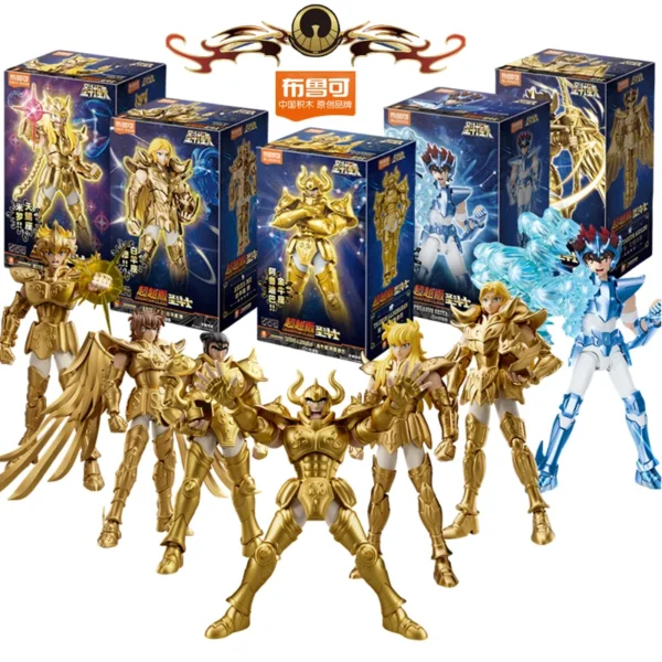 Saint Seiya Action Figure Milo Mu Aiolia Gold Zodiac Signs PVC Assemble Figure Amine Kids Toy Collection Gift Saint Seiya Action Figure Milo Mu Aiolia Gold Zodiac Signs PVC Assemble Figure Amine Kids Toy Collection Gift - Image 1
