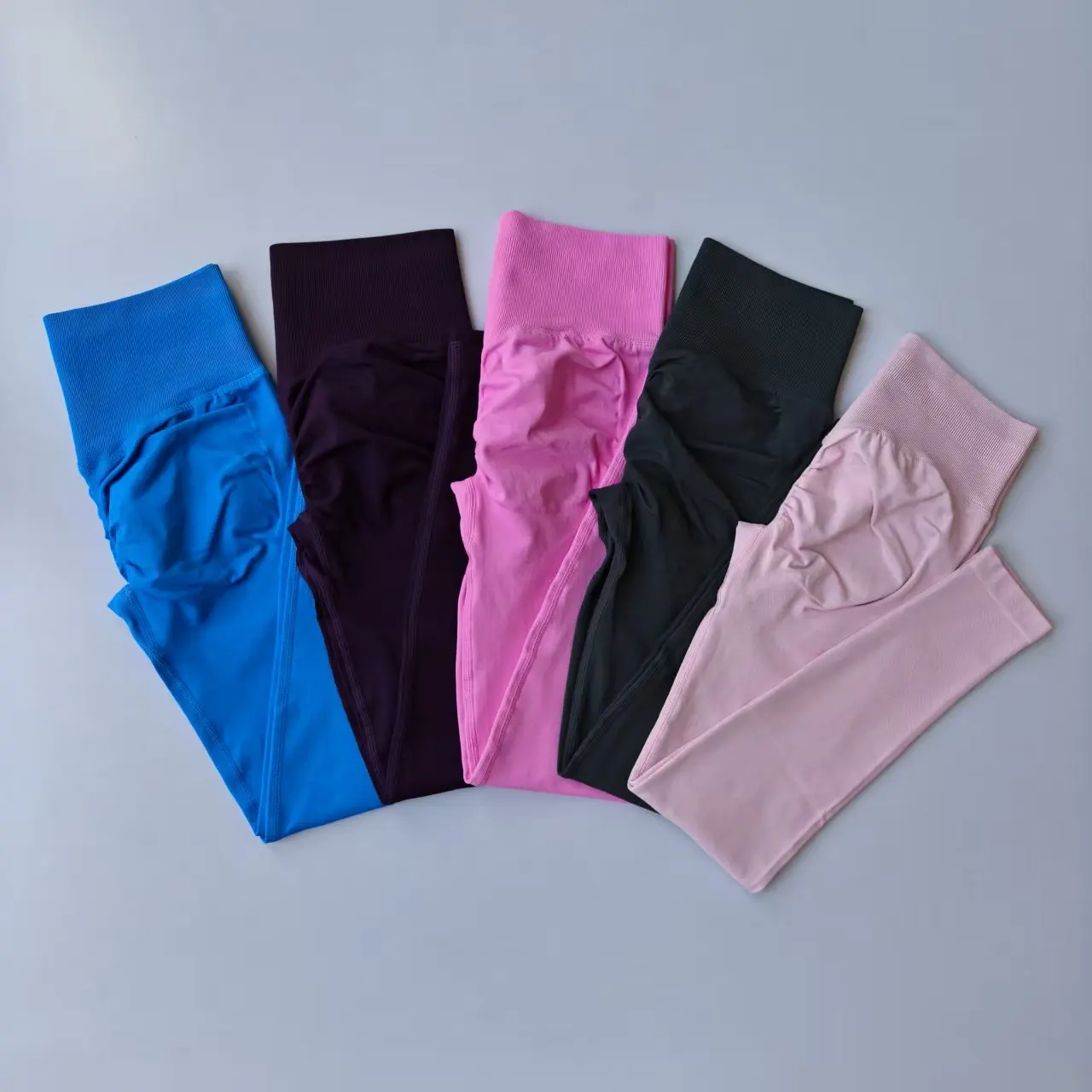 Seamless High Waist Leggings Peach Butt Lifting Fitness Pants Tight Stretch Thin Quick-drying Breathable Yoga Suit Sports Pants Seamless High Waist Leggings Peach Butt Lifting Fitness Pants Tight Stretch Thin Quick-drying Breathable Yoga Suit Sports Pants - Image 1