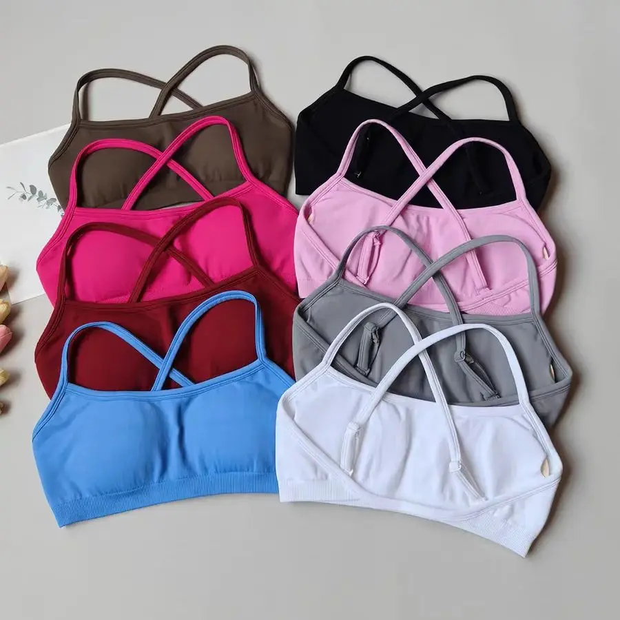 Seamless Women Fitness Yoga Bras Race Back Sports Bras Nylon Top Bra Sexy Running Breathable Underwear For Women Gym Bra Top Seamless Women Fitness Yoga Bras Race Back Sports Bras Nylon Top Bra Sexy Running Breathable Underwear For Women Gym Bra Top - Image 1