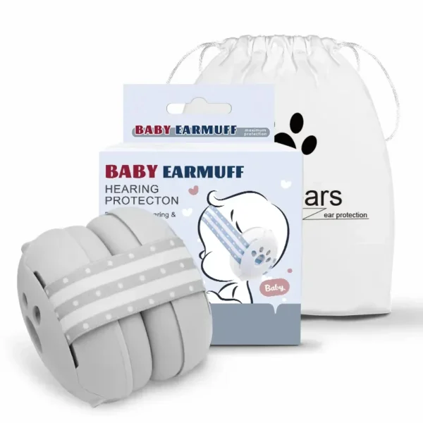 Sleeping Noise-Canceling Baby Ear Muffs Child Protection Headband Style Noise Reduction Ear Covers for Children - Image 1