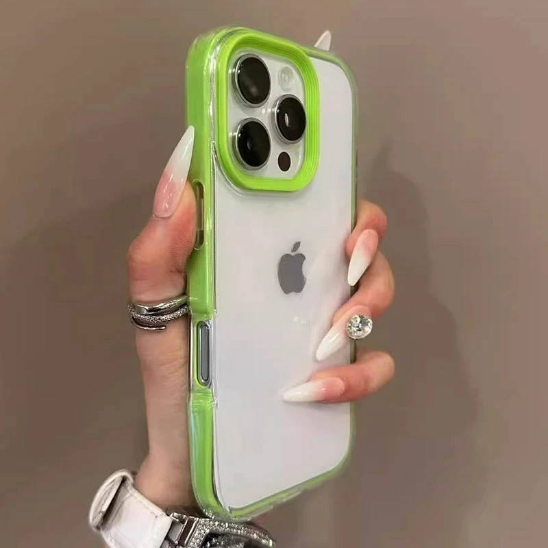 Soft Card Bag Candy Transparent Phone Case For iPhone 11 12 13 14 15 16 Pro Max Plus X Xs XR Max Bumber Back Cases Cover Soft Card Bag Candy Transparent Phone Case For iPhone 11 12 13 14 15 16 Pro Max Plus X Xs XR Max Bumber Back Cases Cover - Image 1