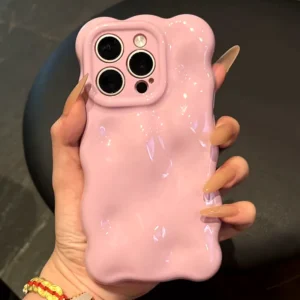 Soft Silicone Candy Cloud Wave Pattern Phone Cases For iPhone 11 12 13 14 15 16 17 Pro Max Plus Air Bumper Back Cases Cover