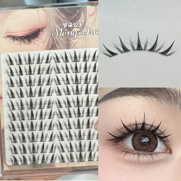 Sunflower Style False Eyelashes Clusters Extensions Individual Lashes Cluster Natural Thick DIY Segmented Eyelashes Bundles Sunflower Style False Eyelashes Clusters Extensions Individual Lashes Cluster Natural Thick DIY Segmented Eyelashes Bundles - Image 1
