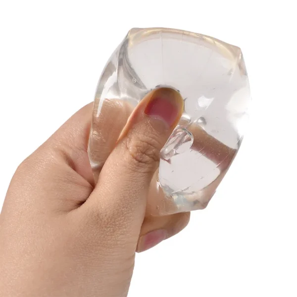 Transparent Ice Cubes Soft TPR Slow Rebound Sequins Maltose Ball Pinch Toy Stress Relief Elastic Squeezing Ball Decompression Transparent Ice Cubes Soft TPR Slow Rebound Sequins Maltose Ball Pinch Toy Stress Relief Elastic Squeezing Ball Decompression - Image 1