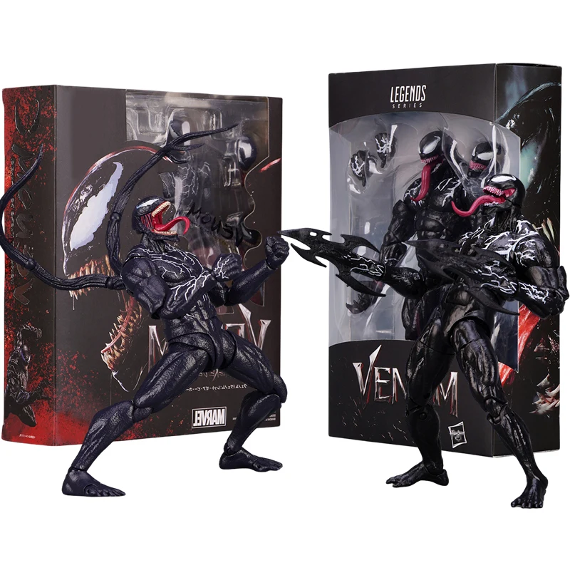 Venom Spider Man legends Action Figure Joint Movable Toys Change Face Statue Model Doll Collectible kids for Toy Gift Venom Spider Man legends Action Figure Joint Movable Toys Change Face Statue Model Doll Collectible kids for Toy Gift - Image 1