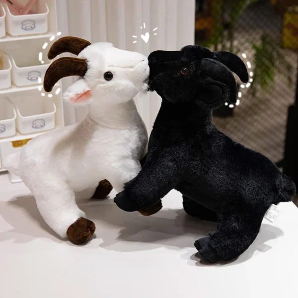 White Goat High Fidelity Anime Cute Plushie Sheep Plush Toys Lifelike Animals Simulation Stuffed Doll Kawai Toy Gifts For Kids White Goat High Fidelity Anime Cute Plushie Sheep Plush Toys Lifelike Animals Simulation Stuffed Doll Kawai Toy Gifts For Kids - Image 1