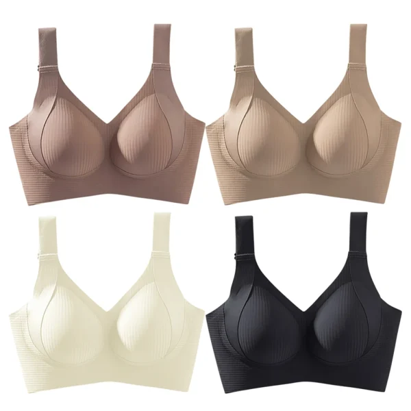 Women Maternity Bra Non Slip Shoulder Strap Bralette Simple and Casual No Underwire Padded Full Cup Size Adjustable Underwear - Image 1
