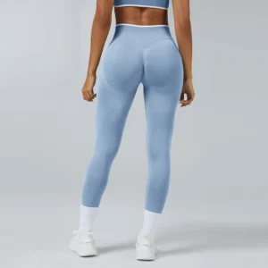 Women Pants Gym Yoga Leggings Hips Lifting Yoga Seamless Sports Clothes Stretchy High Waist Athletic Exercise Fitness Leggings