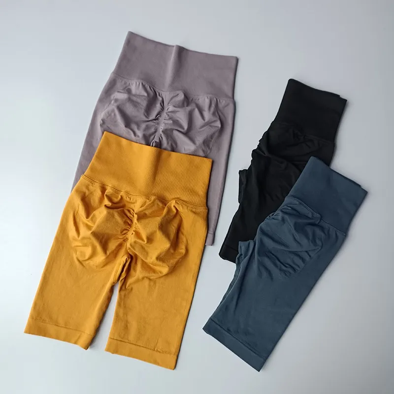 Women Yoga Shorts High Waist Sport Shorts Hip Push Up Soft Fitness Quick Dry Running Shorts Tummy Control Workout Gym Shorts Women Yoga Shorts High Waist Sport Shorts Hip Push Up Soft Fitness Quick Dry Running Shorts Tummy Control Workout Gym Shorts - Image 1