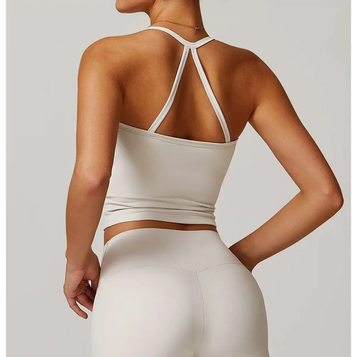 Women's Cross Back Push-Up Yoga Sports Bra Comfortable Gym Tank Top Workout Fitness Vest 'Naked Feeling' Gym Bra Fitness Wear Women's Cross Back Push-Up Yoga Sports Bra Comfortable Gym Tank Top Workout Fitness Vest 'Naked Feeling' Gym Bra Fitness Wear - Image 1
