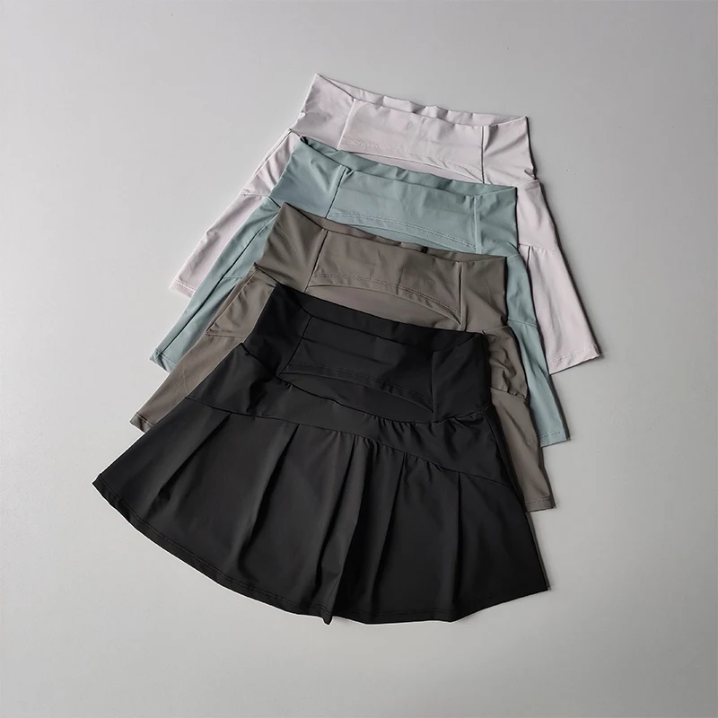 Women's High Waist Sports Short Skirt Quick Dry Fitness Yoga Running Tennis Golf Wear Summer Sport Skirts Women's High Waist Sports Short Skirt Quick Dry Fitness Yoga Running Tennis Golf Wear Summer Sport Skirts - Image 1