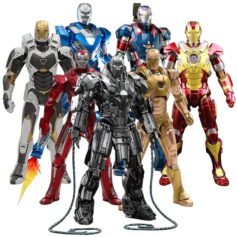 ZD Toys 1/10 Iron Man Figurines MK30 Iron Patriot Blacklash Figures MK33 MK39 MK17 MK21Action Movie Model Adult Collect Gift ZD Toys 1/10 Iron Man Figurines MK30 Iron Patriot Blacklash Figures MK33 MK39 MK17 MK21Action Movie Model Adult Collect Gift - Image 1
