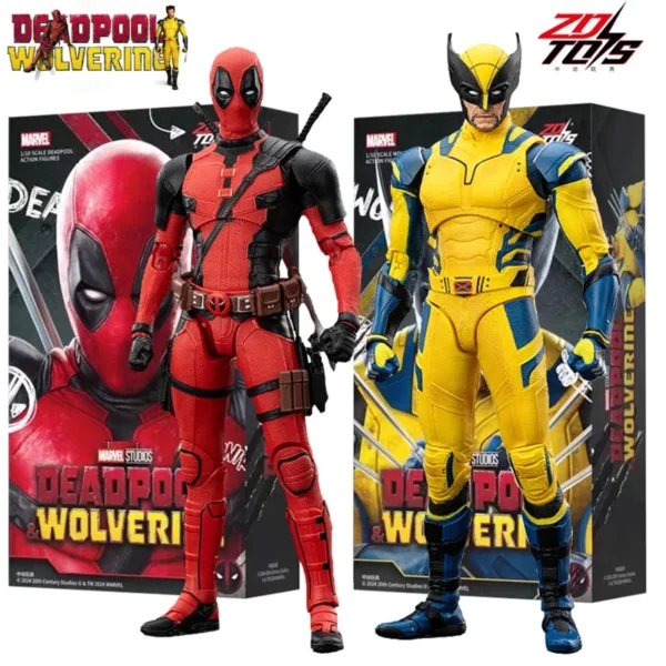 ZD Toys Deadpool & Wolverine Action Figure Deadpool 3 Movie Figure Toy Deadpool & Friend Collection Mode Statue Christmas Toys - Image 1