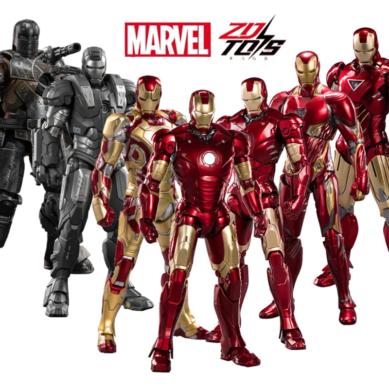 ZD Toys Iron Man Series Joint Movable MK1 MK2 MK3 MK4 MK5 MK6 MK7 MK42 MK43 MK45 MK50 MK85 Action Figure 7 Inches Mark Dolls ZD Toys Iron Man Series Joint Movable MK1 MK2 MK3 MK4 MK5 MK6 MK7 MK42 MK43 MK45 MK50 MK85 Action Figure 7 Inches Mark Dolls - Image 1