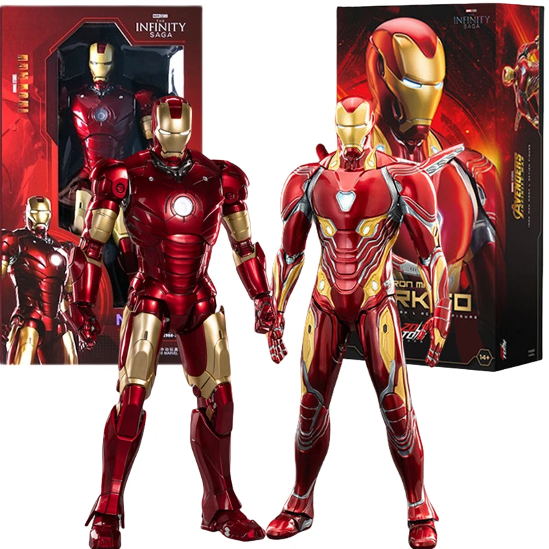 ZDTDS Original 1/5 36CM Iron Man MK50 MK3 LED lighting 10th Anniversary Memorial Collect Tony Stark Model Action Figure Gift ZDTDS Original 1/5 36CM Iron Man MK50 MK3 LED lighting 10th Anniversary Memorial Collect Tony Stark Model Action Figure Gift - Image 1