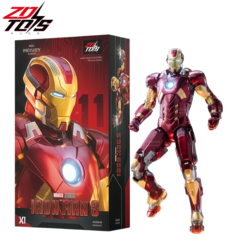ZDTDS Original Iron Man MK11 Mark11 1/10 MARK XI Action Figure Marvel Legend Joint Movable Avengers Stark Toy Model Gift ZDTDS Original Iron Man MK11 Mark11 1/10 MARK XI Action Figure Marvel Legend Joint Movable Avengers Stark Toy Model Gift - Image 1