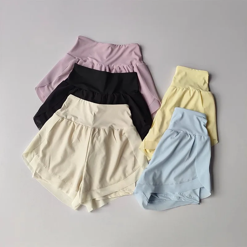 women's summer running sports shorts fitness yoga shorts quick drying outdoor 2 in 1 tennis casual Training Shorts women's summer running sports shorts fitness yoga shorts quick drying outdoor 2 in 1 tennis casual Training Shorts - Image 1
