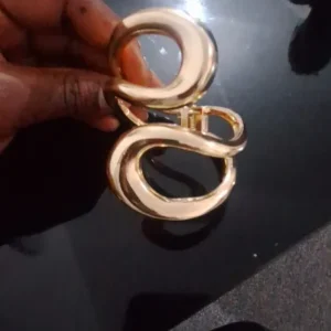 Punk Classic Geometric Twisted Open Bangles for Women Exaggerated Gold Color Heavy Metal Cuff Bracelet Fashion Party Jewelry New