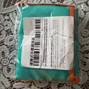 1PC Environmentally Friendly Shopping Bag, Foldable One Shoulder Carrying Bag, Portable Supermarket Grocery Bag