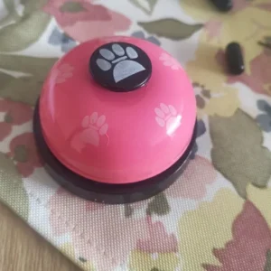 1pc Pet Toy Training Dinner Small Bell Footprint Dog Toys for Teddy Puppy Pet Call Puppy Accessories Pet Toys