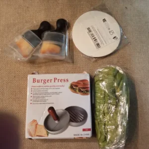 Household Food Mold Kitchen Gadgets Round Hamburger Mold BBQ Hamburger Meat Beef Pie Burger Meat Press Aluminum AlloyHousehold F