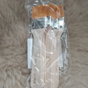 4Pcs/Set Hair Painting Brush Acrylic Paints Nylon Oil Paint Brush Watercolor Paint Drawing Art Supplies Wood Handles