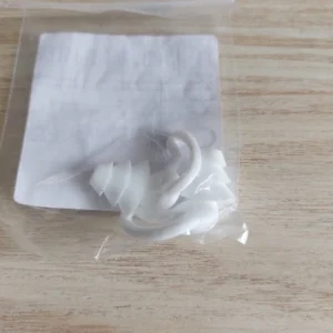Soundproof Earplugs Three Layer White Silicone Earplugs Waterproof Swimming Earplugs Sleep Noise Reduction