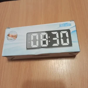 LED Mirror Table Clock Digital Alarm Snooze Display Time Desktop Electronic Table Clocks Desktop Clock