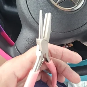 5-inch professional round concave pliers, used for jewelry making mini precision wire loop tools, ideal DIY manual tools