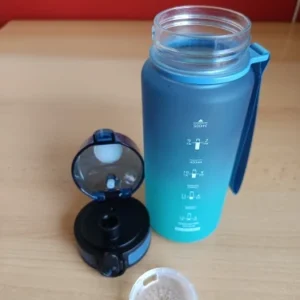 500ML/650ML/1000ML Large Capacity Sports Bottle Motivational Leak Proof Portable Reusable Plastic Cups Outdoor Travel Gym Jugs
