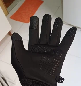 Black Winter Warm Full Fingers Waterproof Cycling Outdoor Sports Running Motorcycle Ski Touch Screen Fleece Gloves