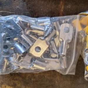 20PCS 4-25mm Assortment Tinned Copper Lugs Ring Crimp Terminals Battery Wire Welding Cable Connectors Kit