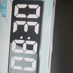 LED Mirror Table Clock Digital Alarm Snooze Display Time Desktop Electronic Table Clocks Desktop Clock